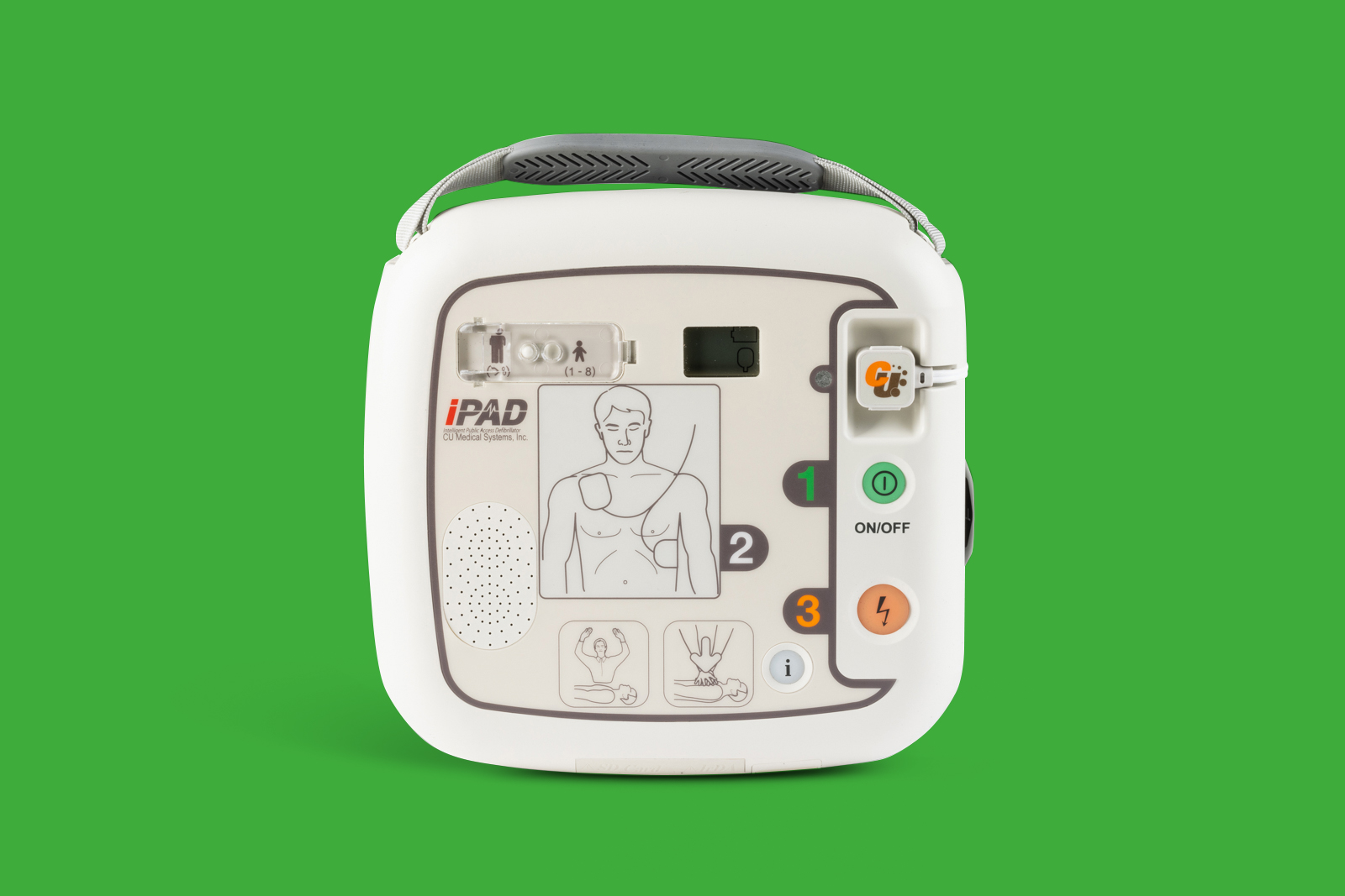AED CU Medical AED CU SP1 halfautomaat Nederlandstalig 027 LowRes Green